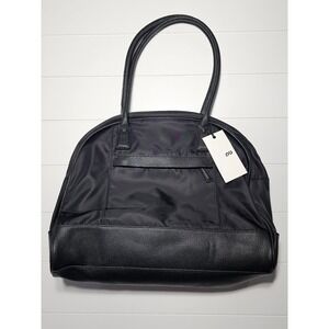 Carry On Bag 17"x14"x7" Eco-Leather Black Interior Organizer